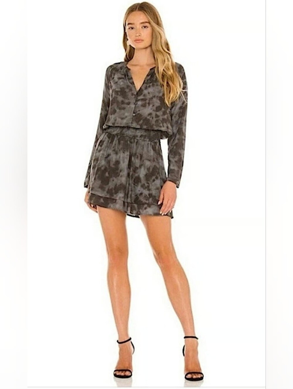 Rails NWT Jasmine Slate Tie Dye Dress Medium
